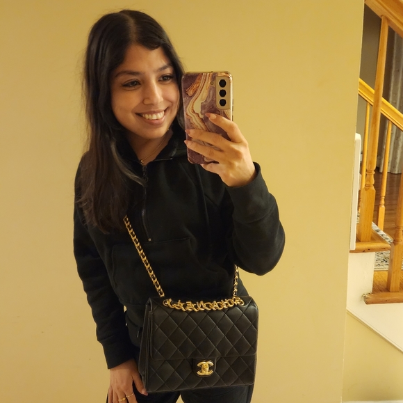 NWT CHANEL SMALL SQUARE FLAP BAG - Picture 4 of 4